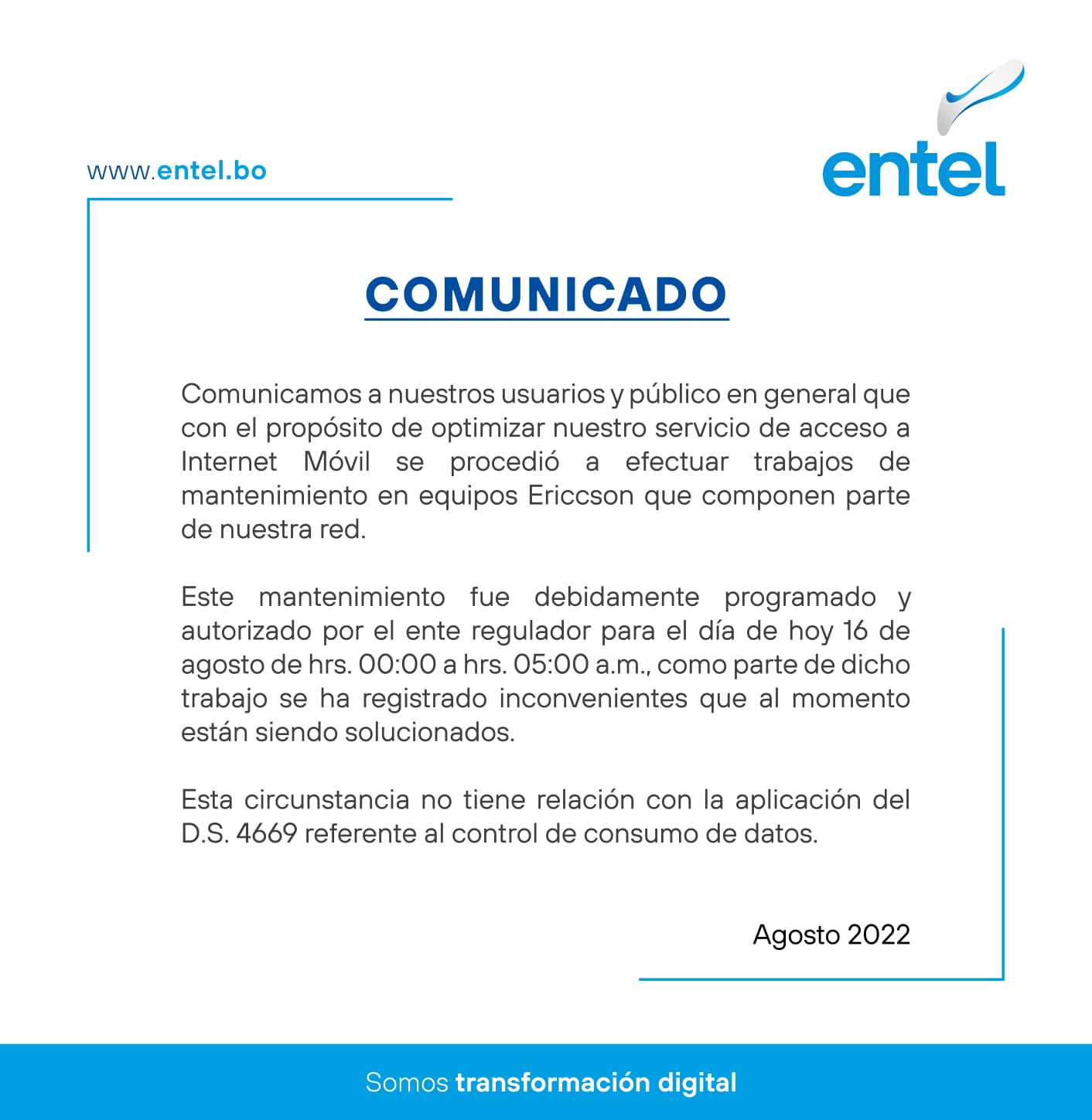 A qu se debe el problema en el servicio de internet m vil de